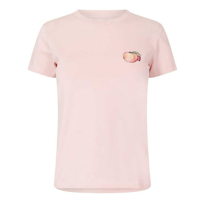 Peach Pink - Front - Levis Womens-Ladies Graphic Print T-Shirt