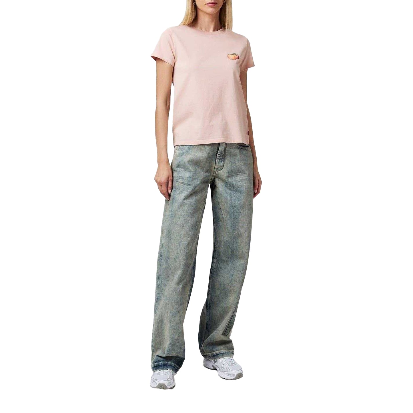 Peach Pink - Lifestyle - Levis Womens-Ladies Graphic Print T-Shirt