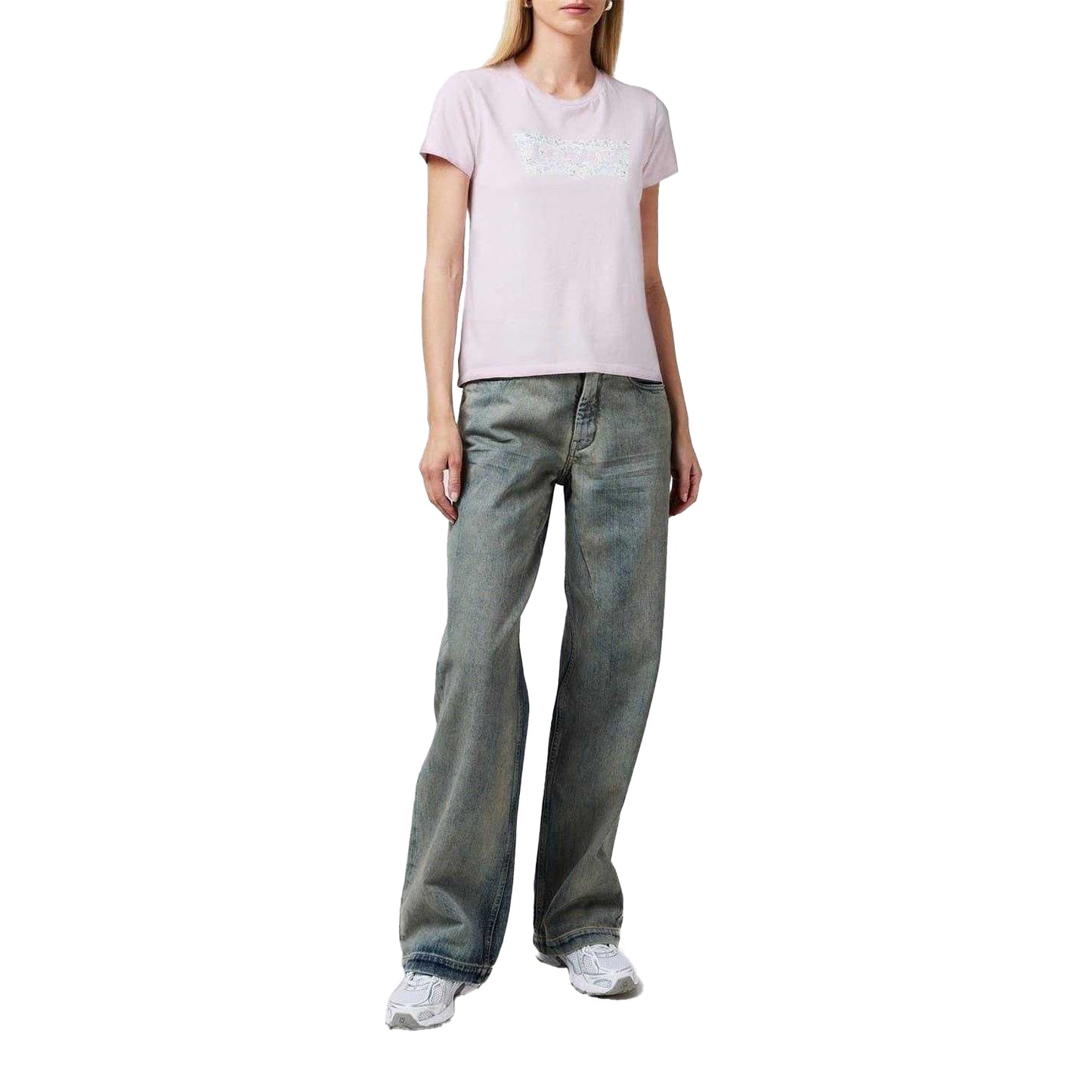 Pink - Lifestyle - Levis Womens-Ladies Graphic Print T-Shirt