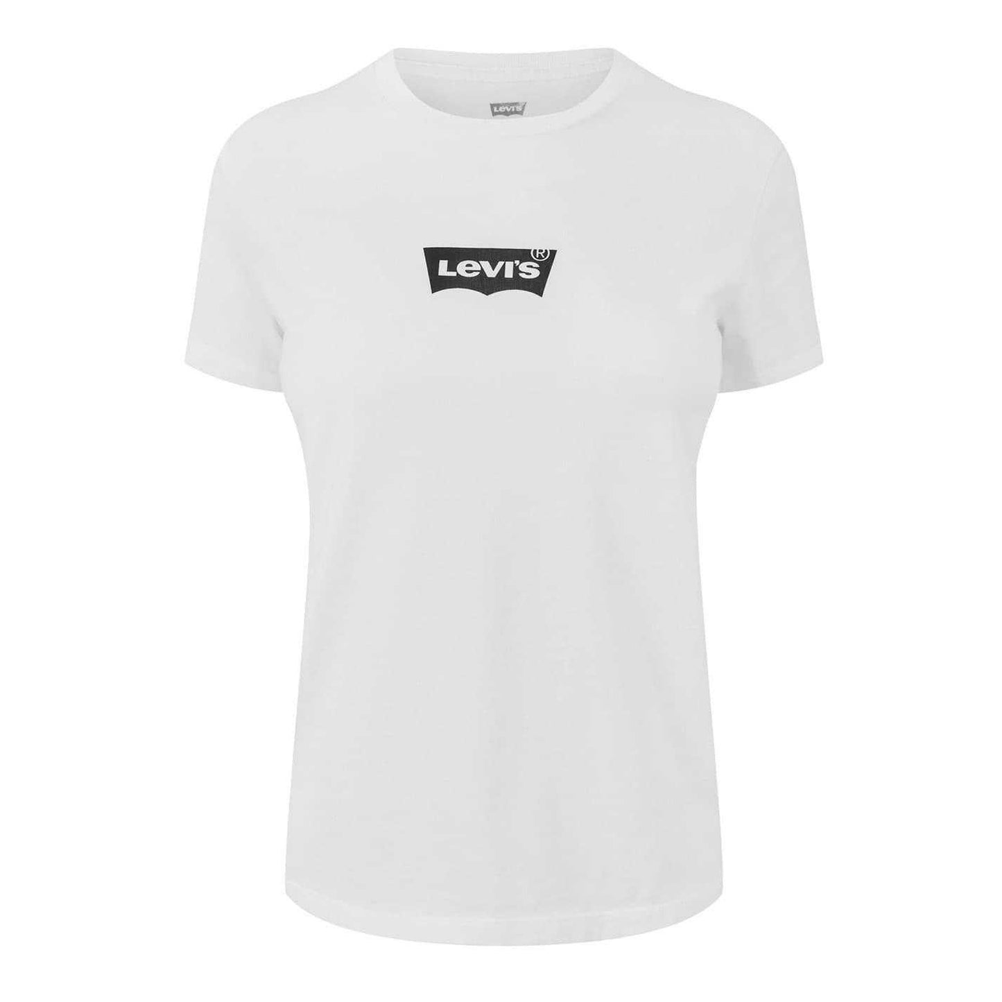 White - Front - Levis Womens-Ladies Graphic Print T-Shirt