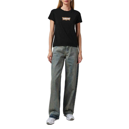 Black - Lifestyle - Levis Womens-Ladies Graphic Print T-Shirt