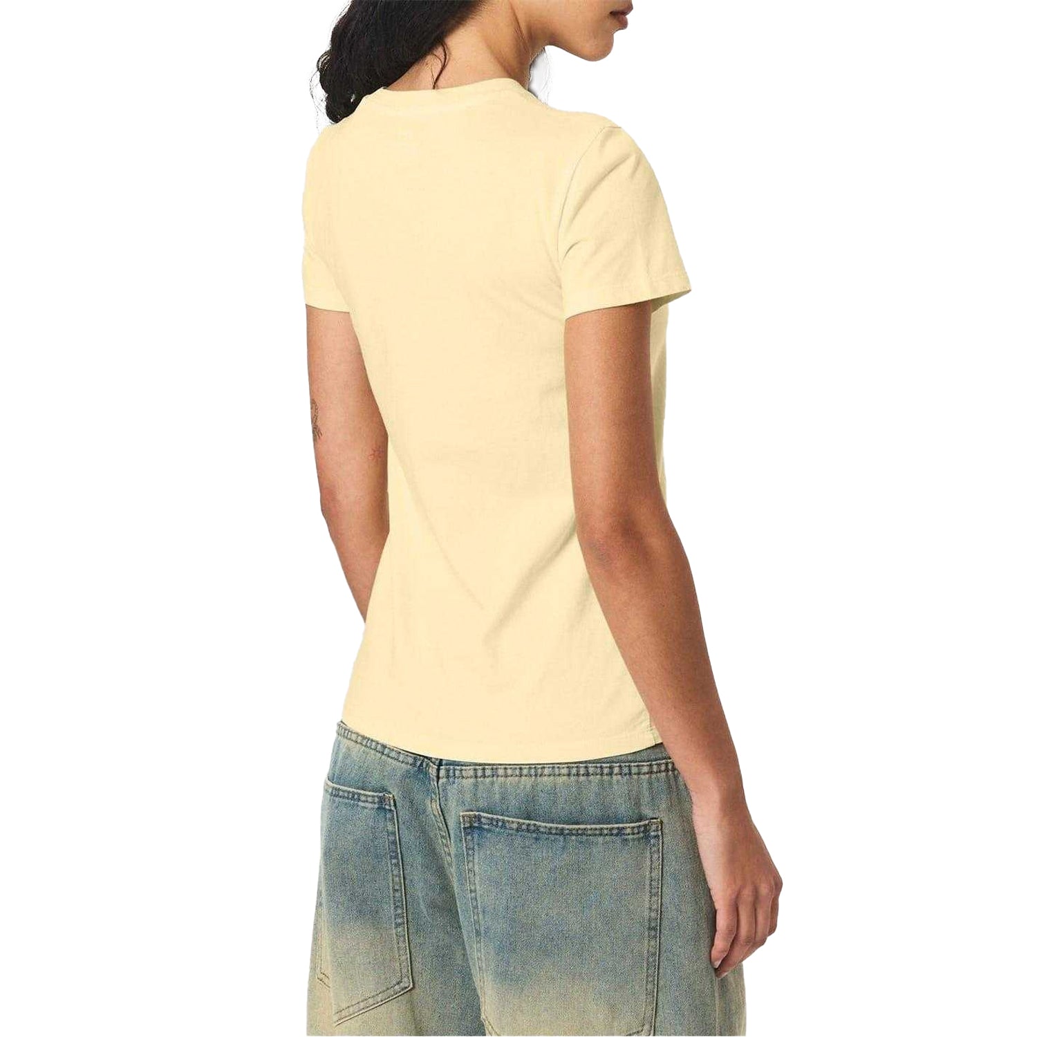 Butter Yellow - Lifestyle - Levis Womens-Ladies Graphic Print T-Shirt