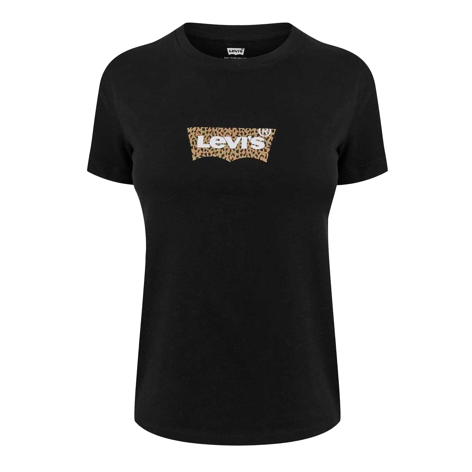 Black - Front - Levis Womens-Ladies Graphic Print T-Shirt