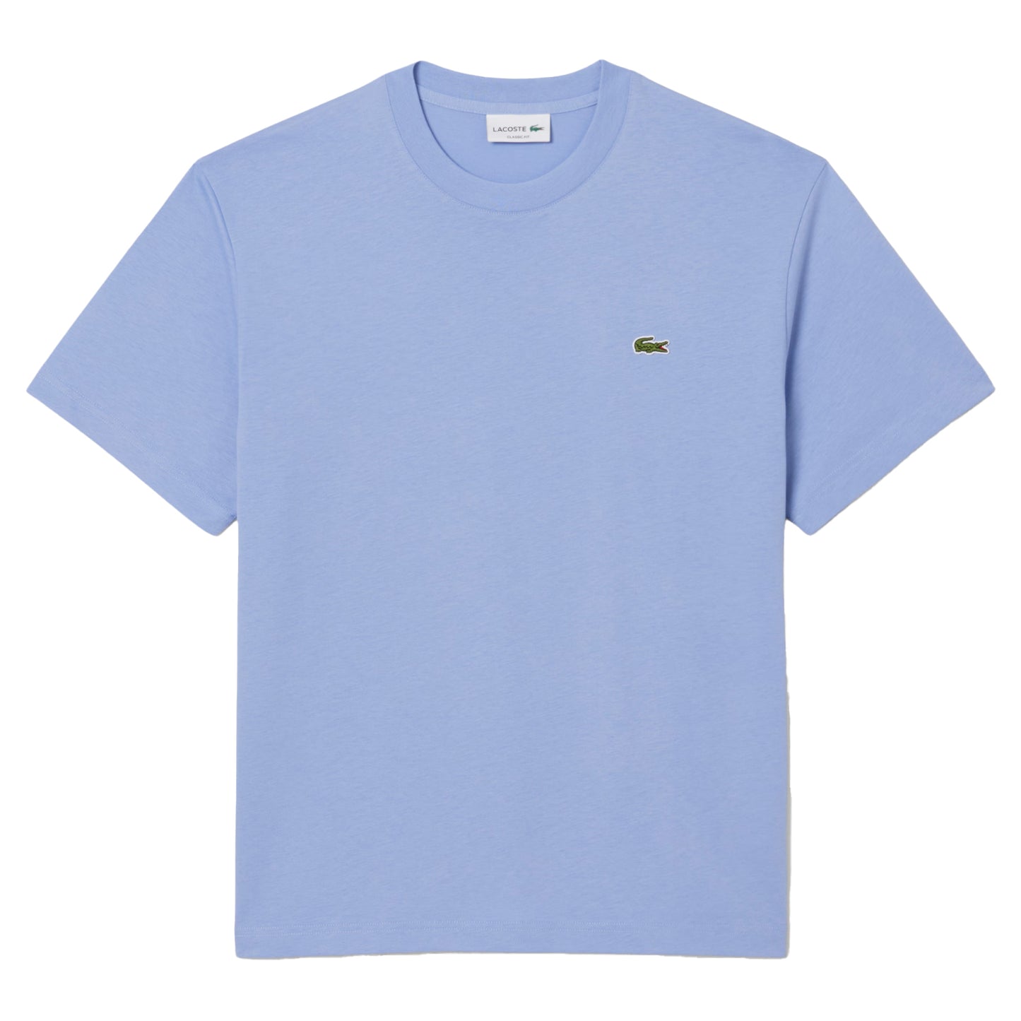 Delft Blue - Front - Lacoste Mens Embroidered Logo T-Shirt
