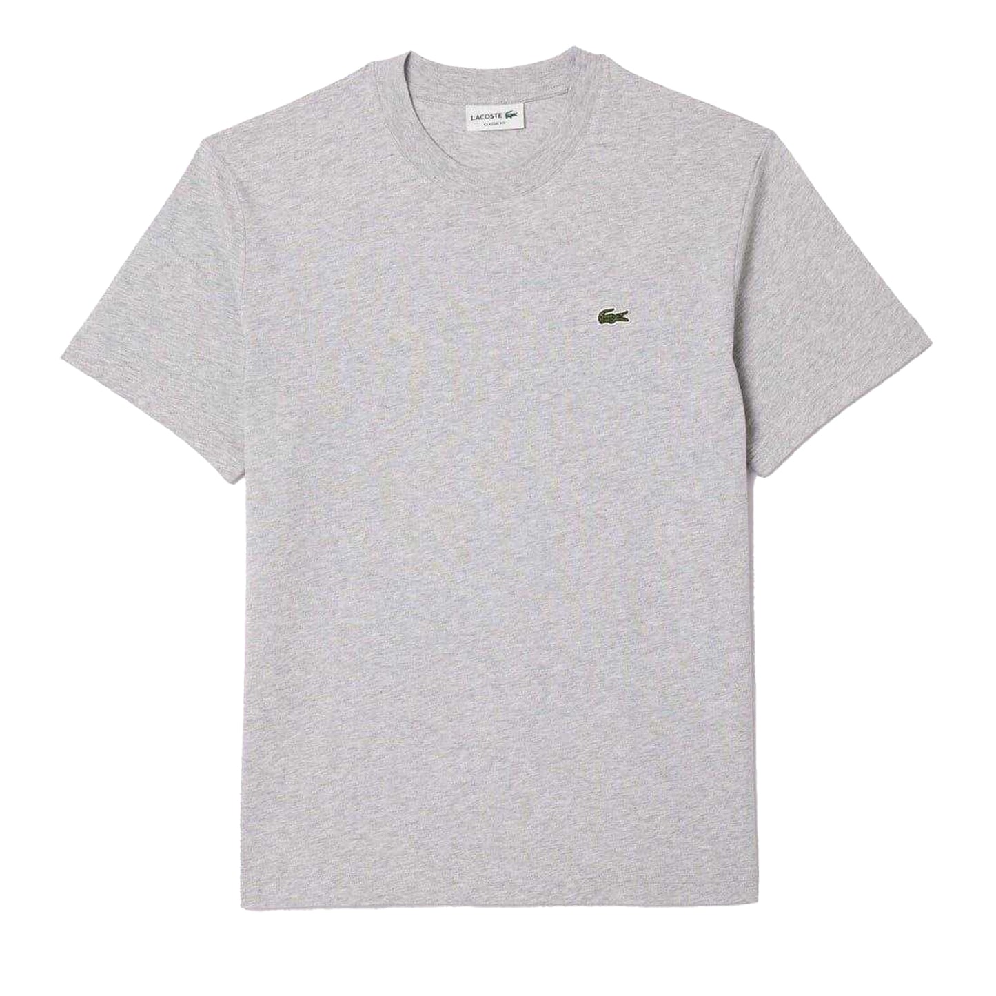 Light - Front - Lacoste Mens Embroidered Logo T-Shirt