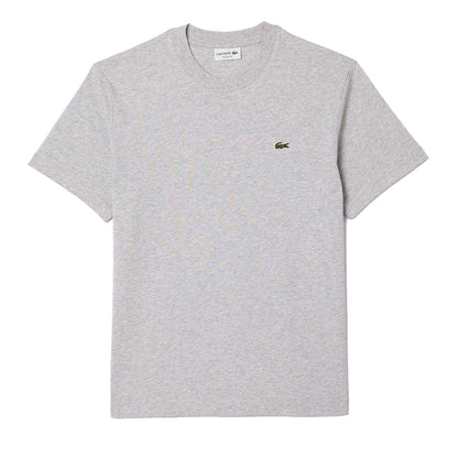 Light - Front - Lacoste Mens Embroidered Logo T-Shirt