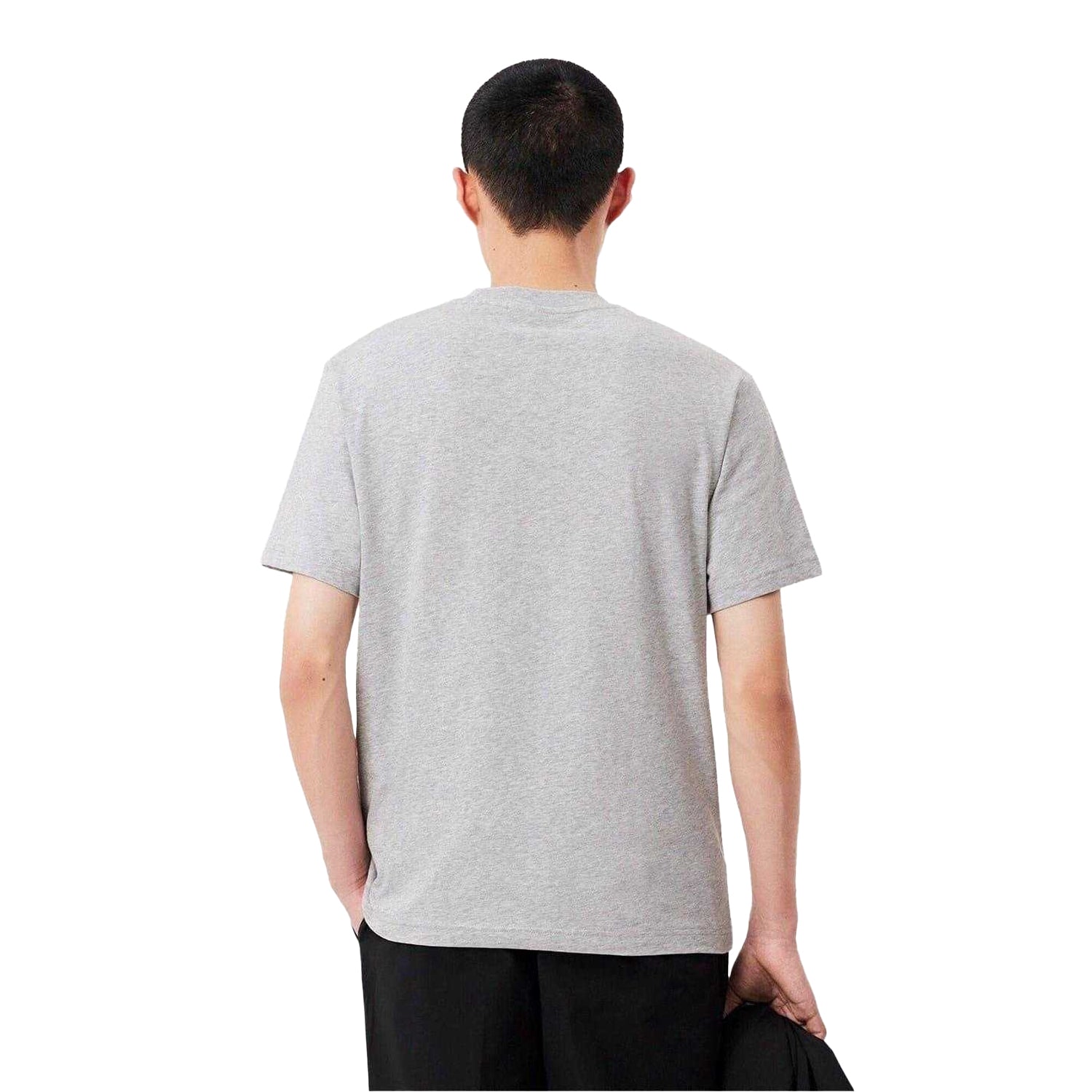Light - Back - Lacoste Mens Embroidered Logo T-Shirt