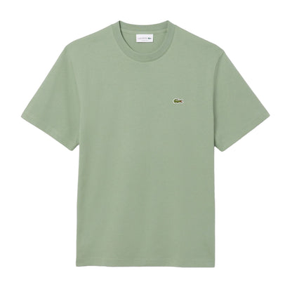 Thyme Green - Front - Lacoste Mens Embroidered Logo T-Shirt