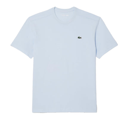 Blue - Front - Lacoste Mens Embroidered Logo T-Shirt