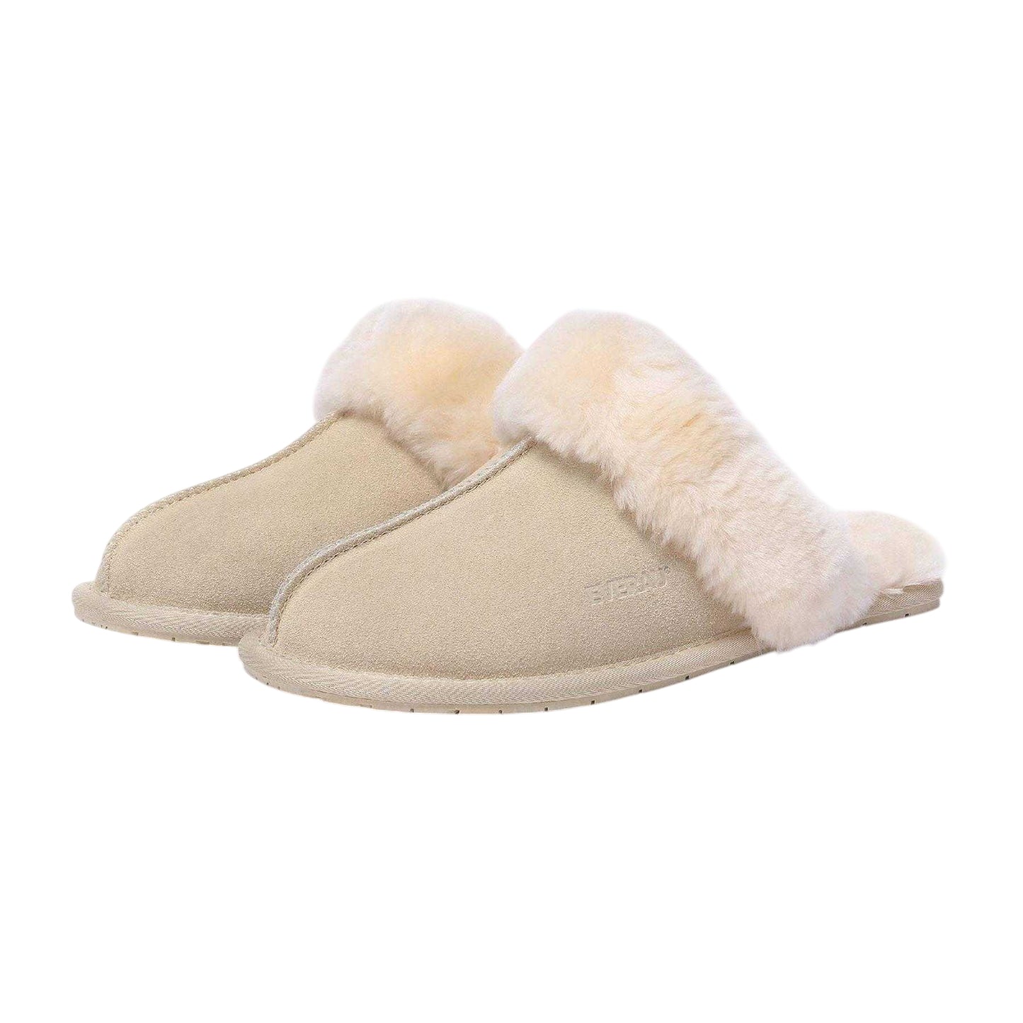 Sand - Lifestyle - EverAu Womens-Ladies Suede Slippers