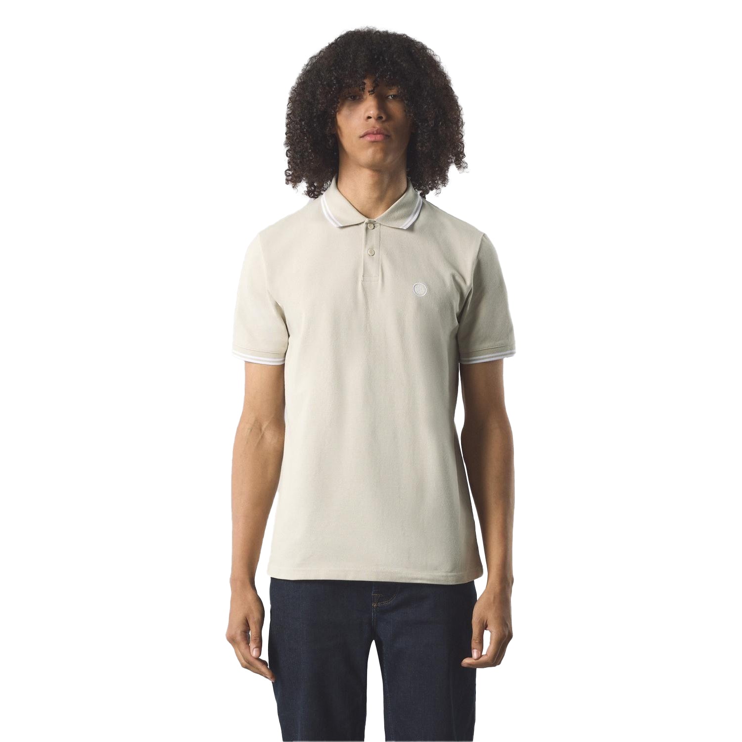 Greystone - Back - Pretty Green Mens Collared Polo Shirt