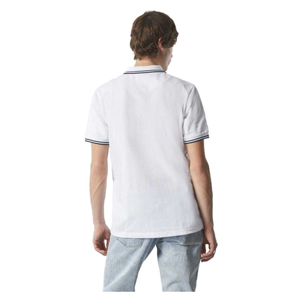 White - Back - Pretty Green Mens Collared Polo Shirt