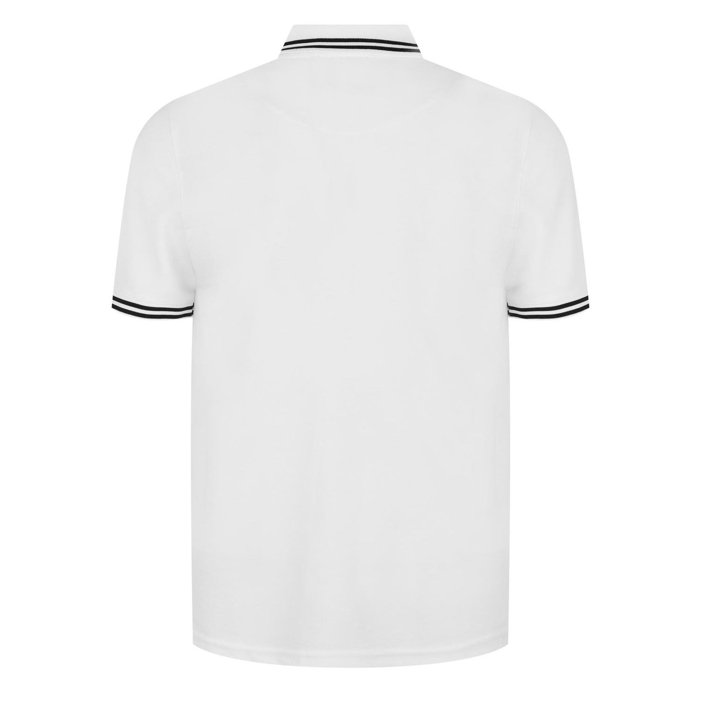 White - Back - Ted Baker Mens Regular Short-Sleeved Polo Shirt