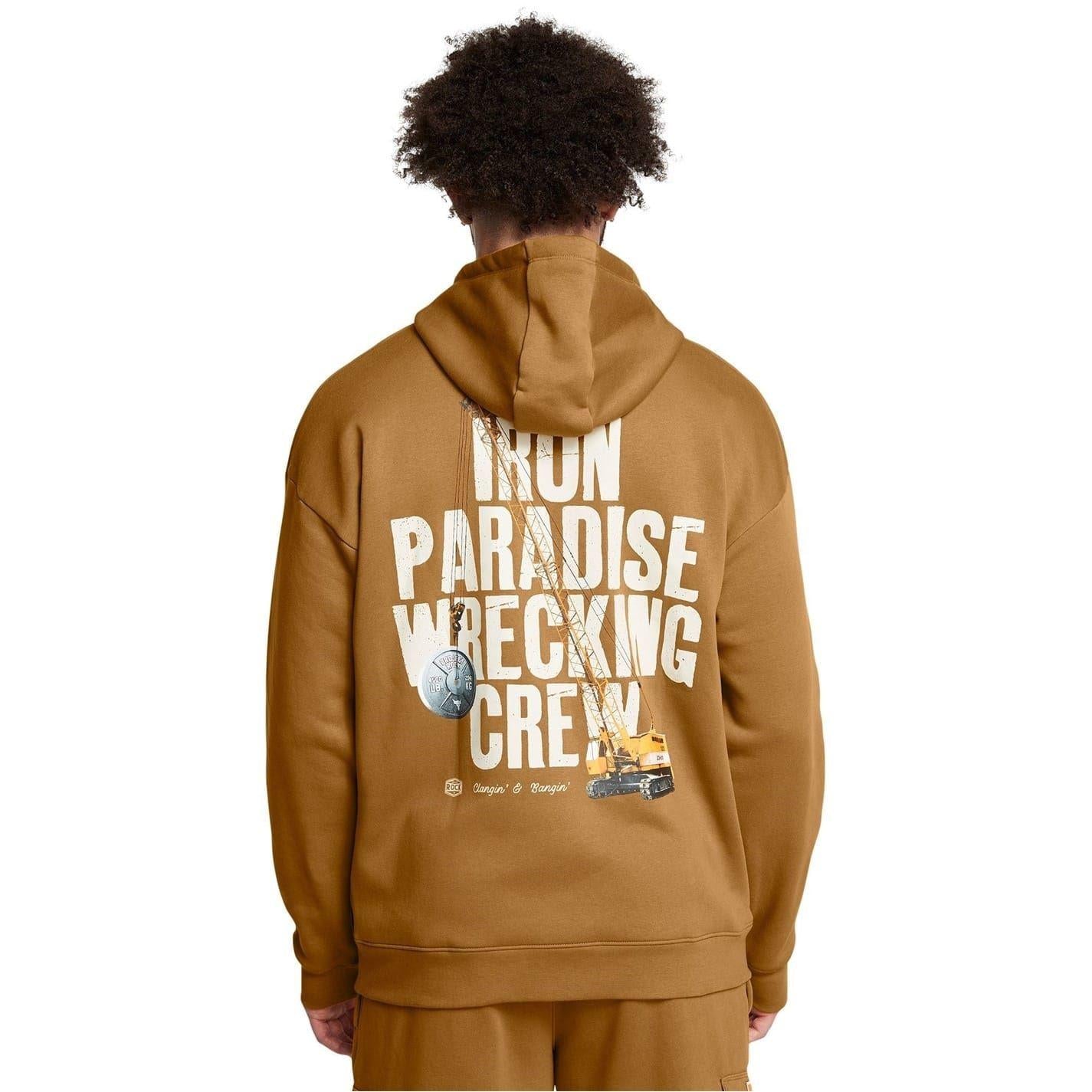 Yellow - Lifestyle - Under Armour Mens Genie Graphic Print Fleece Long-Sleeved Hoodie