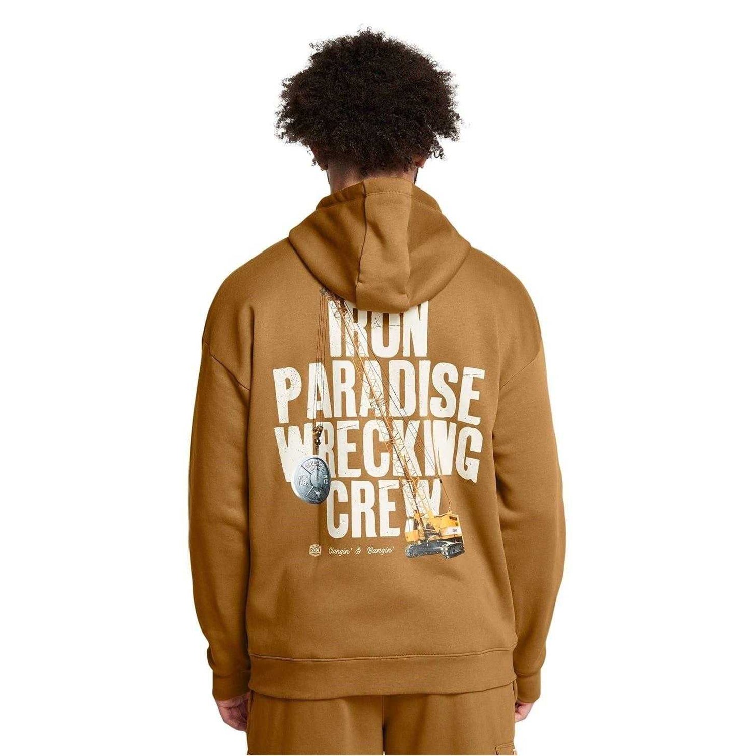 Yellow - Lifestyle - Under Armour Mens Genie Graphic Print Fleece Long-Sleeved Hoodie