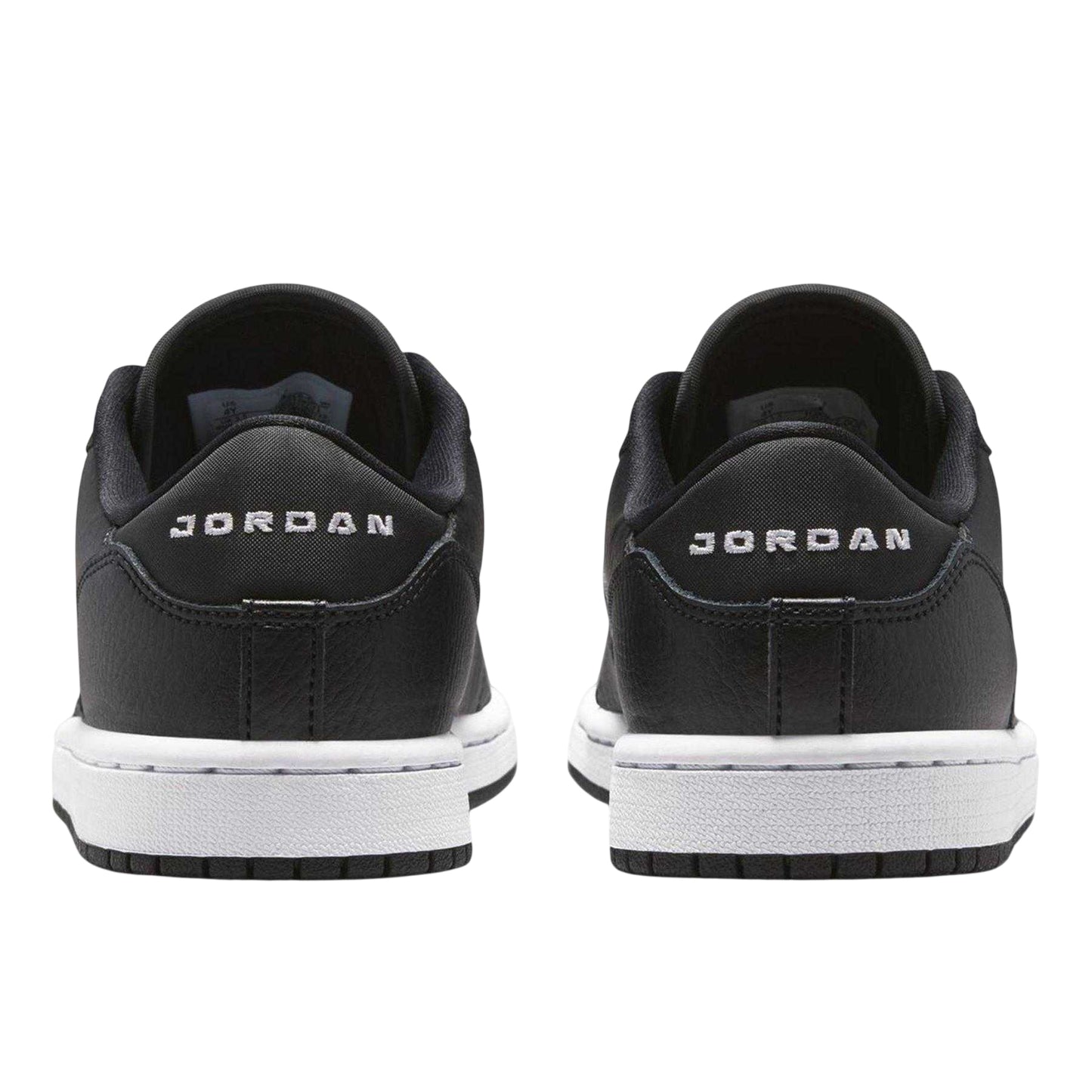 Black-White - Back - Nike Womens-Ladies Air Jordan Access Leather Trainers