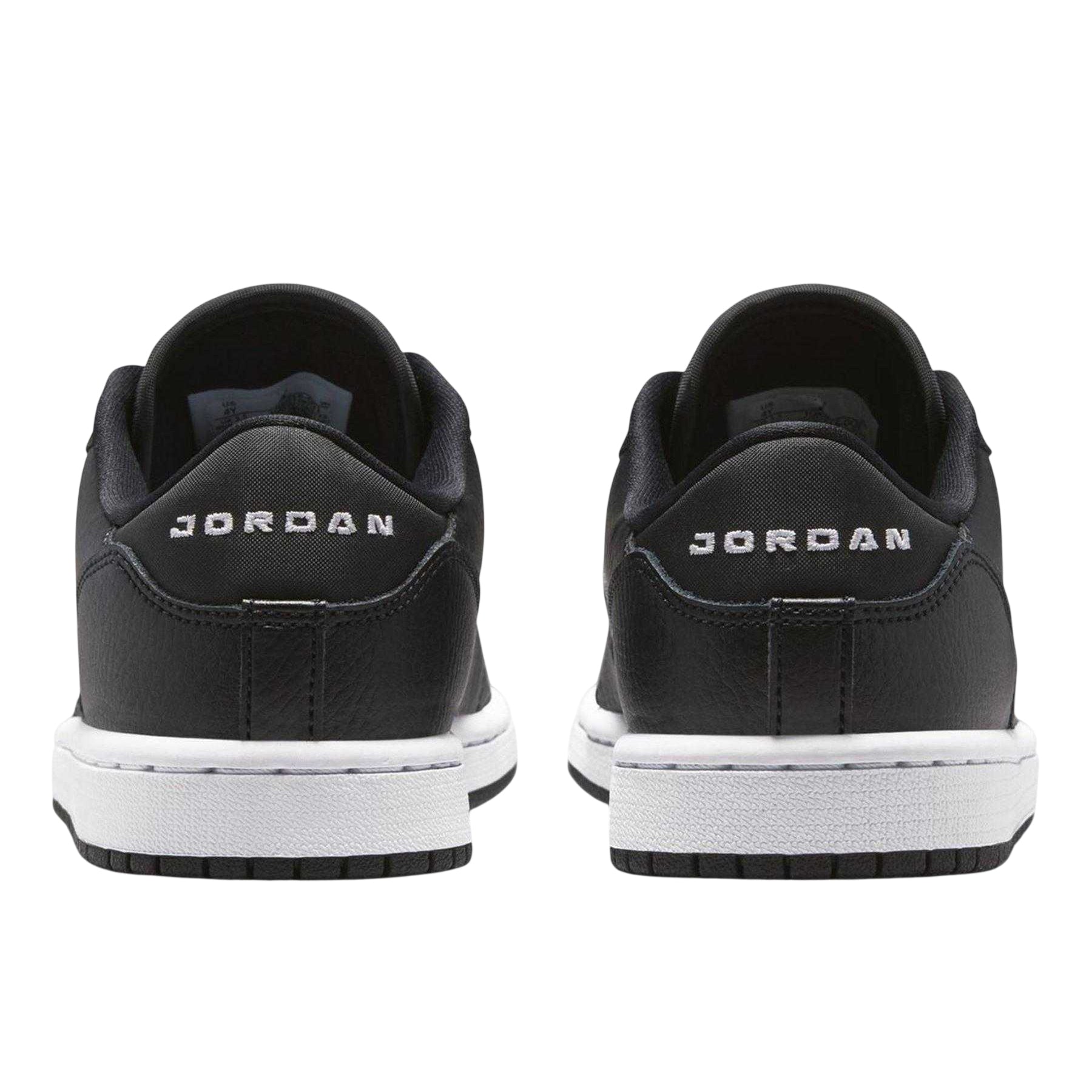 Black-White - Back - Nike Womens-Ladies Air Jordan Access Leather Trainers