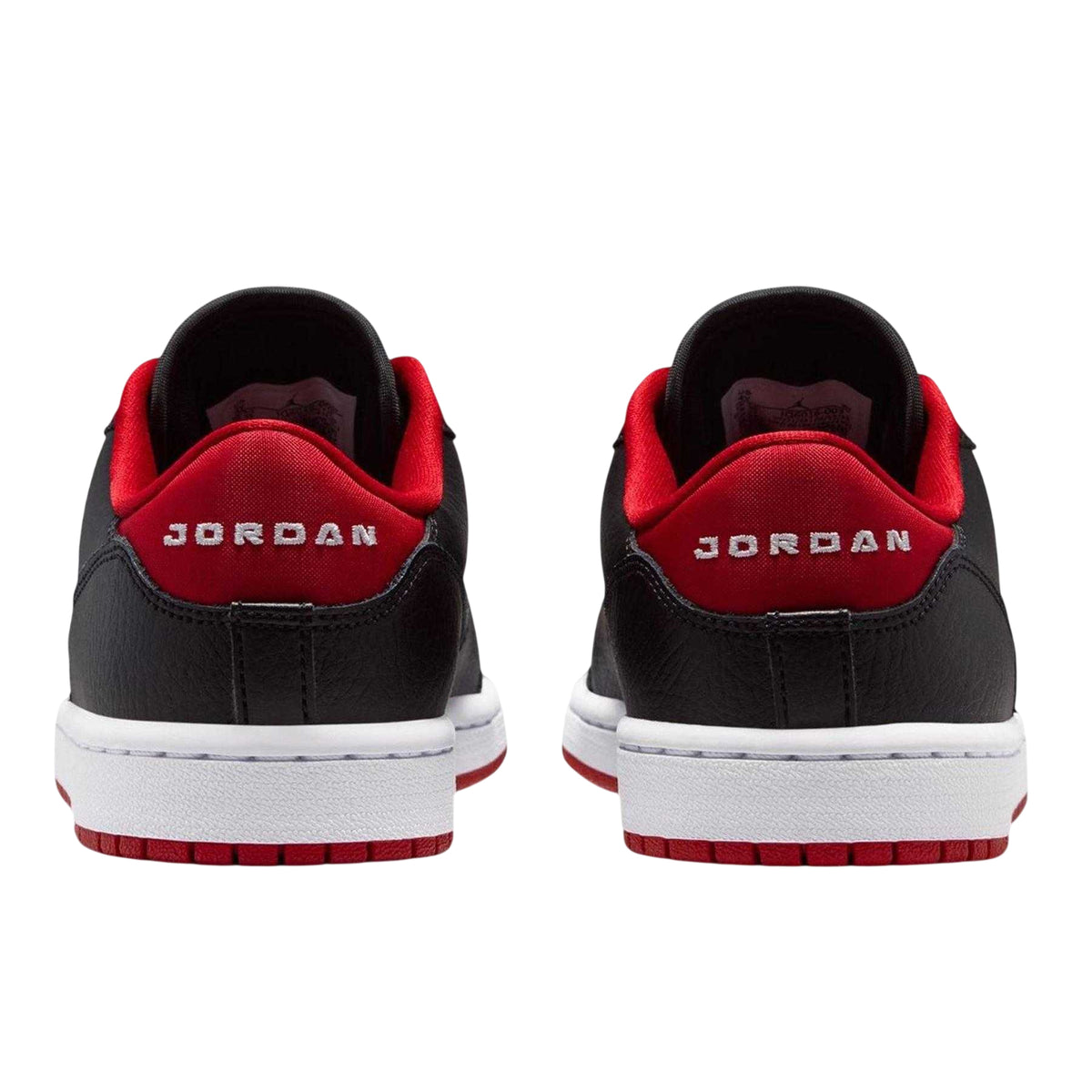 Black-Red - Back - Nike Womens-Ladies Air Jordan Access Leather Trainers