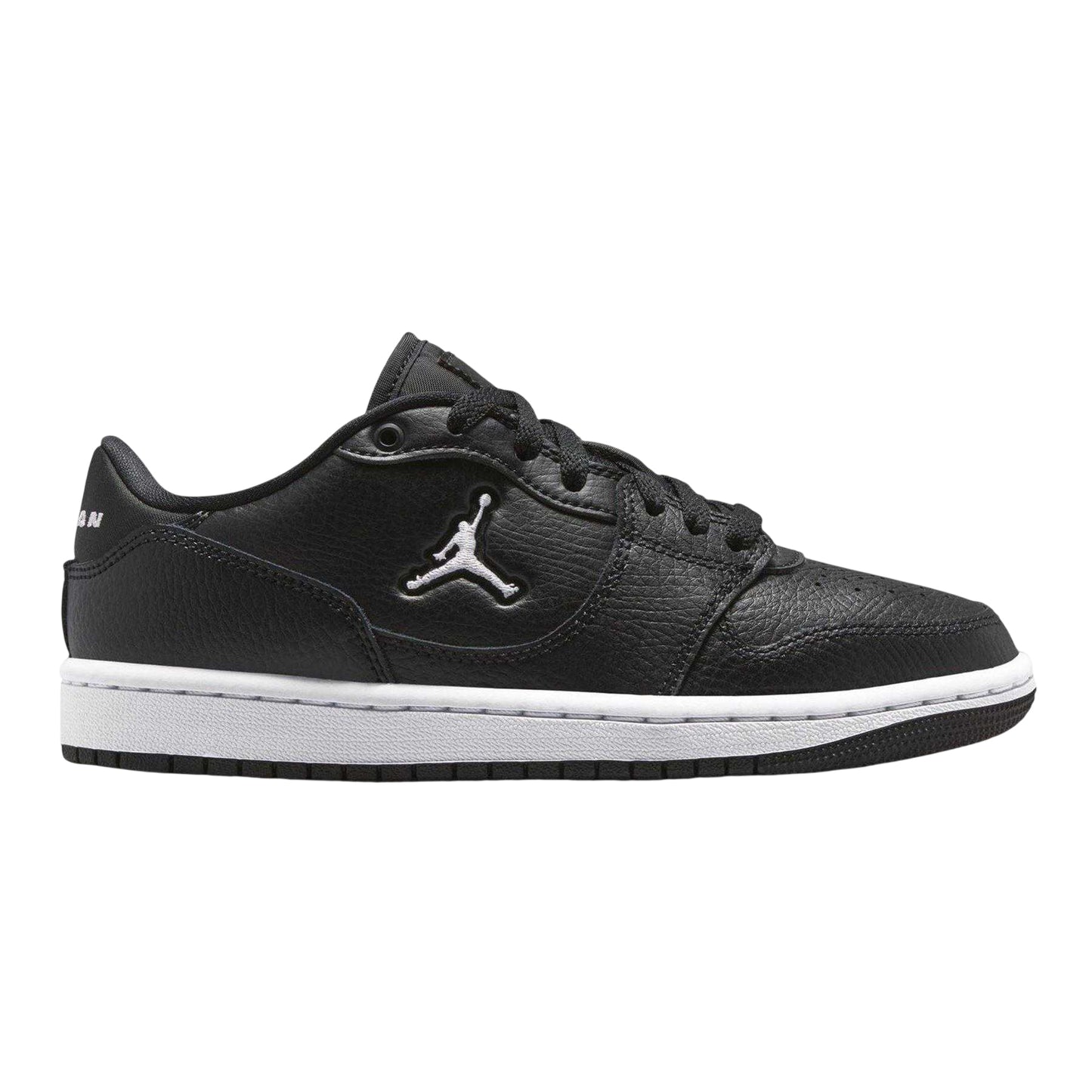 Black-White - Front - Nike Womens-Ladies Air Jordan Access Leather Trainers