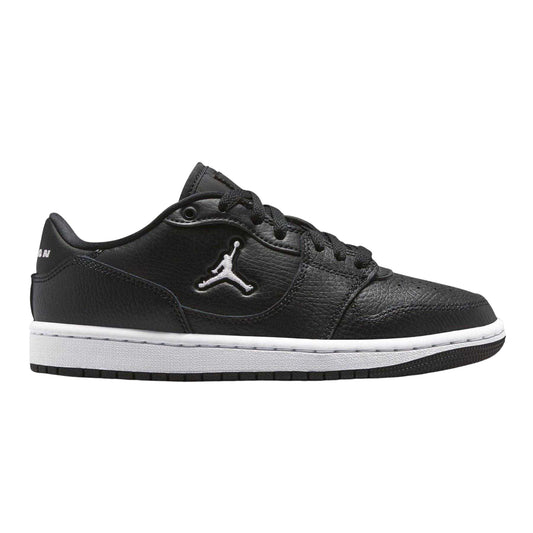Black-White - Front - Nike Womens-Ladies Air Jordan Access Leather Trainers