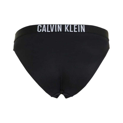 Black - Back - Calvin Klein Womens-Ladies Classic Plain Bikini Bottoms