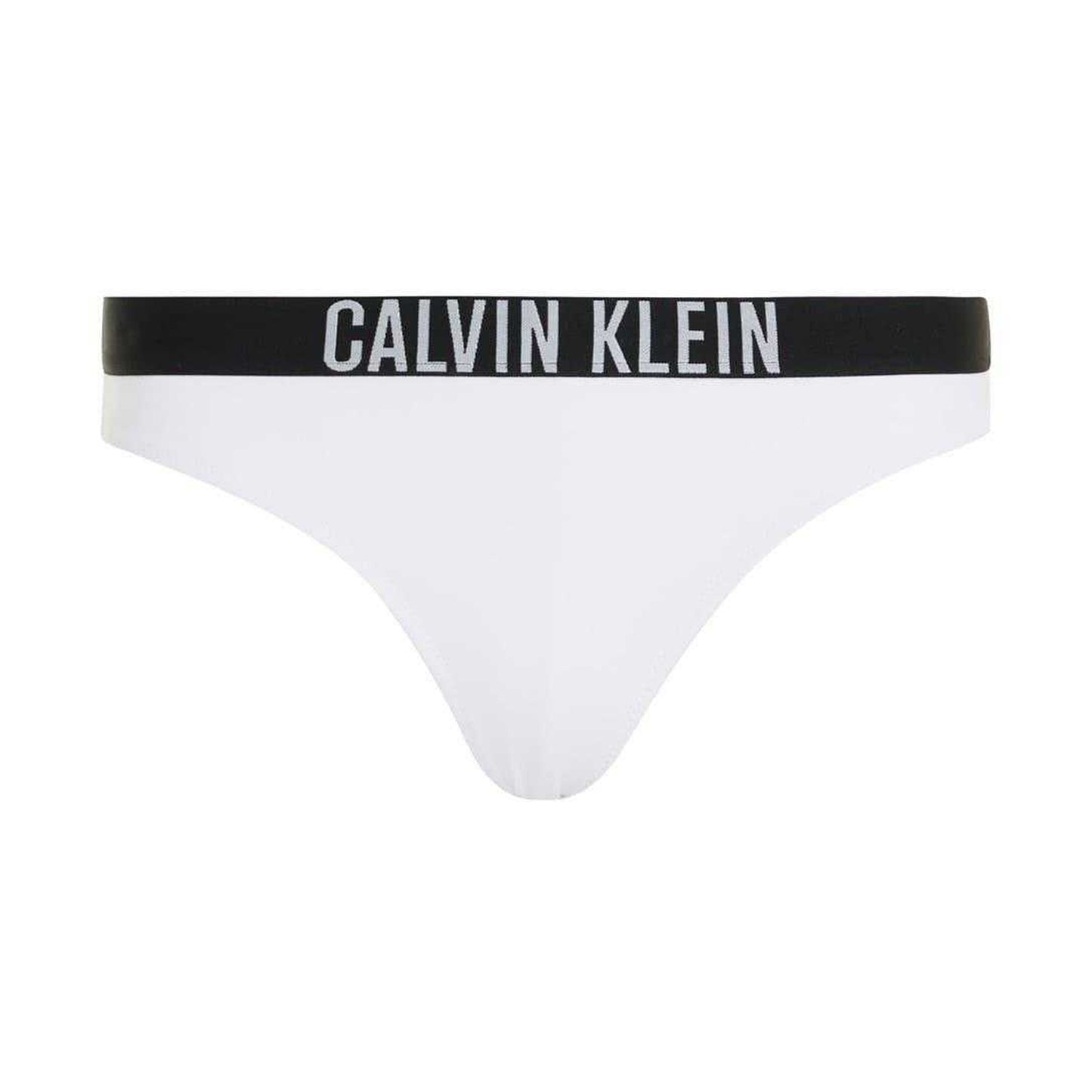 White - Front - Calvin Klein Womens-Ladies Classic Plain Bikini Bottoms