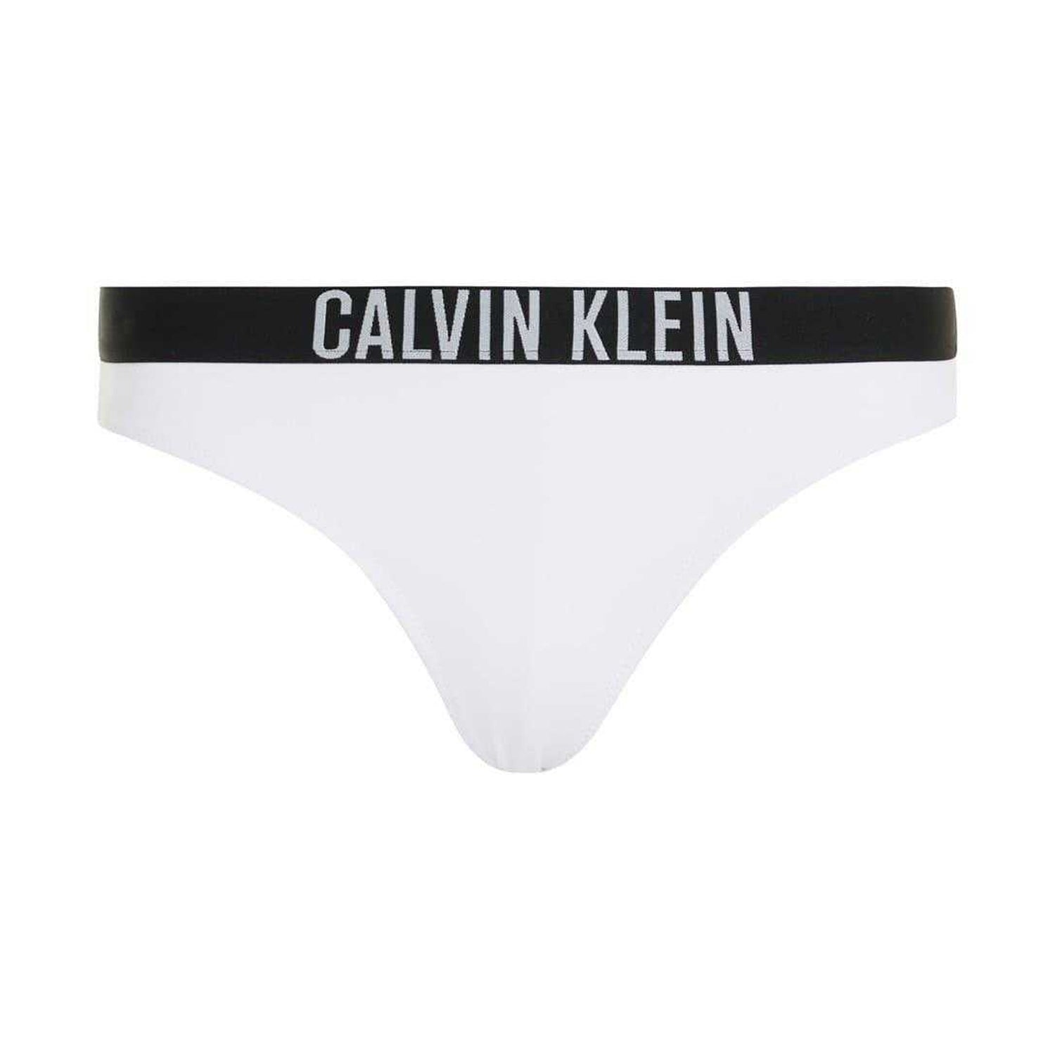 White - Front - Calvin Klein Womens-Ladies Classic Plain Bikini Bottoms