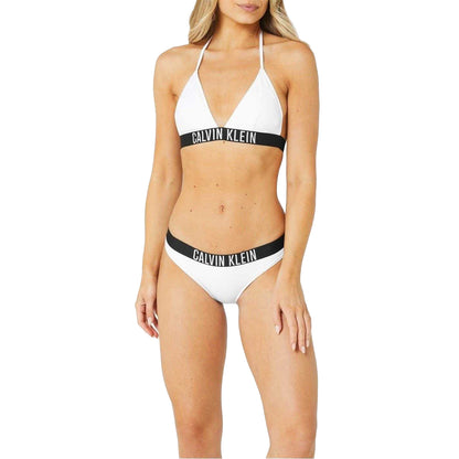 White - Lifestyle - Calvin Klein Womens-Ladies Classic Plain Bikini Bottoms