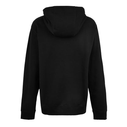 Black - Back - Hugo Mens Dog Print Cotton Hoodie