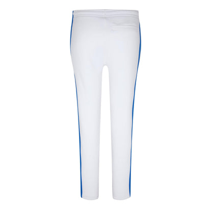 White - Lifestyle - Lacoste Mens Stripe Tracksuit Bottoms