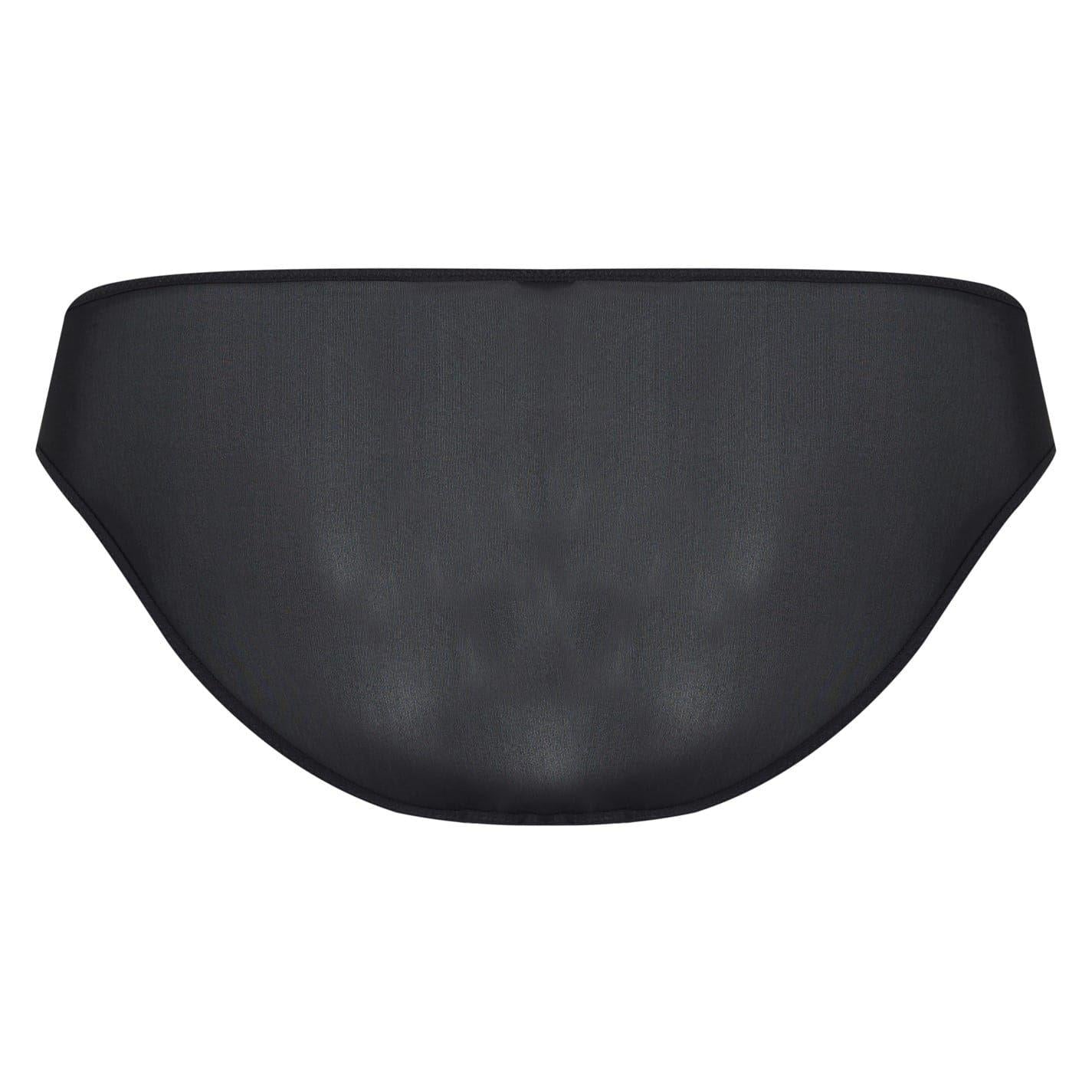 Black - Back - Calvin Klein Womens-Ladies Sheer Bikini Bottoms