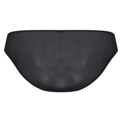 Black - Back - Calvin Klein Womens-Ladies Sheer Bikini Bottoms