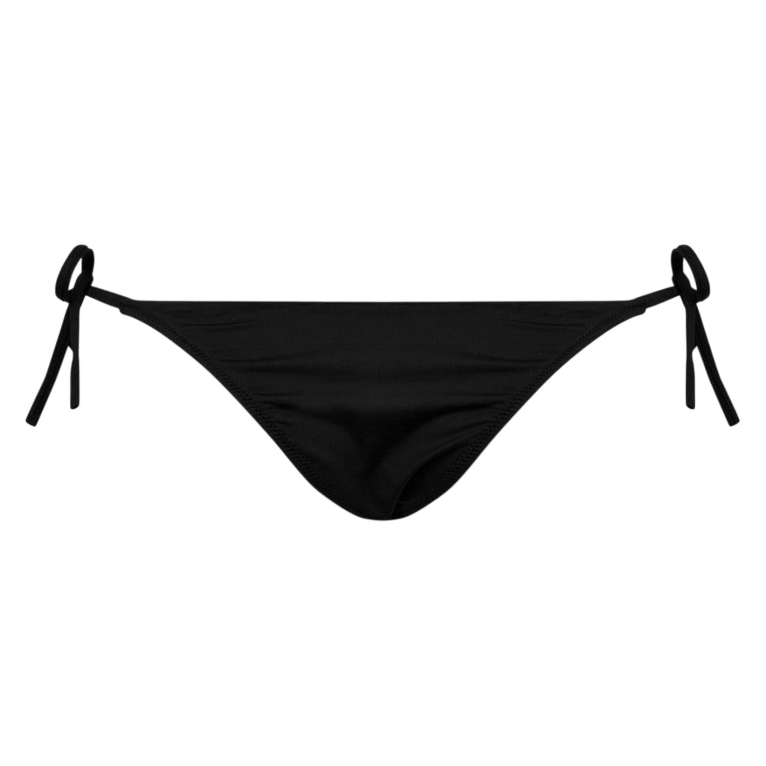 Black - Front - Ralph Lauren Womens-Ladies Sol Side Tie Bikini Bottoms