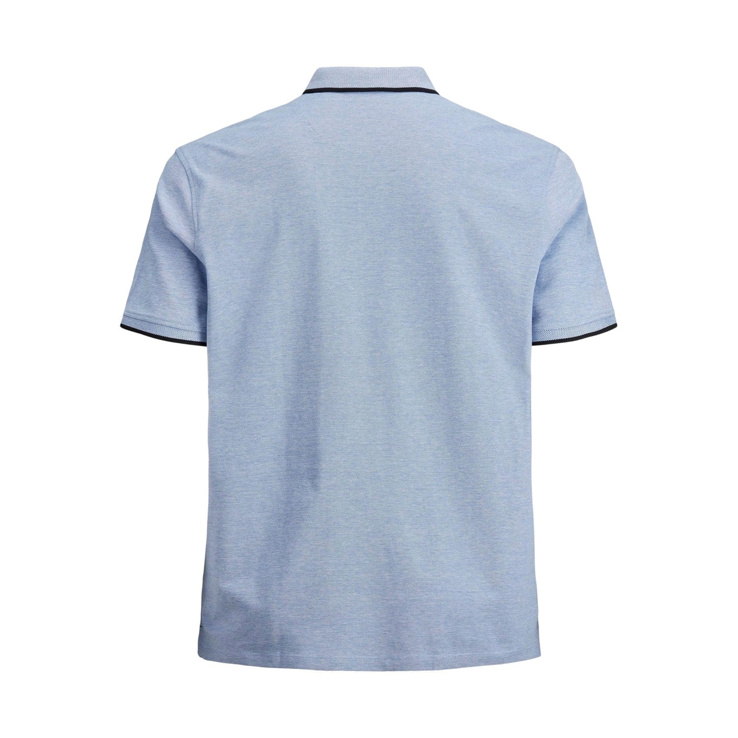 Bright Cobalt - Back - Jack And Jones Mens Paulos Pique Plus Polo Shirt