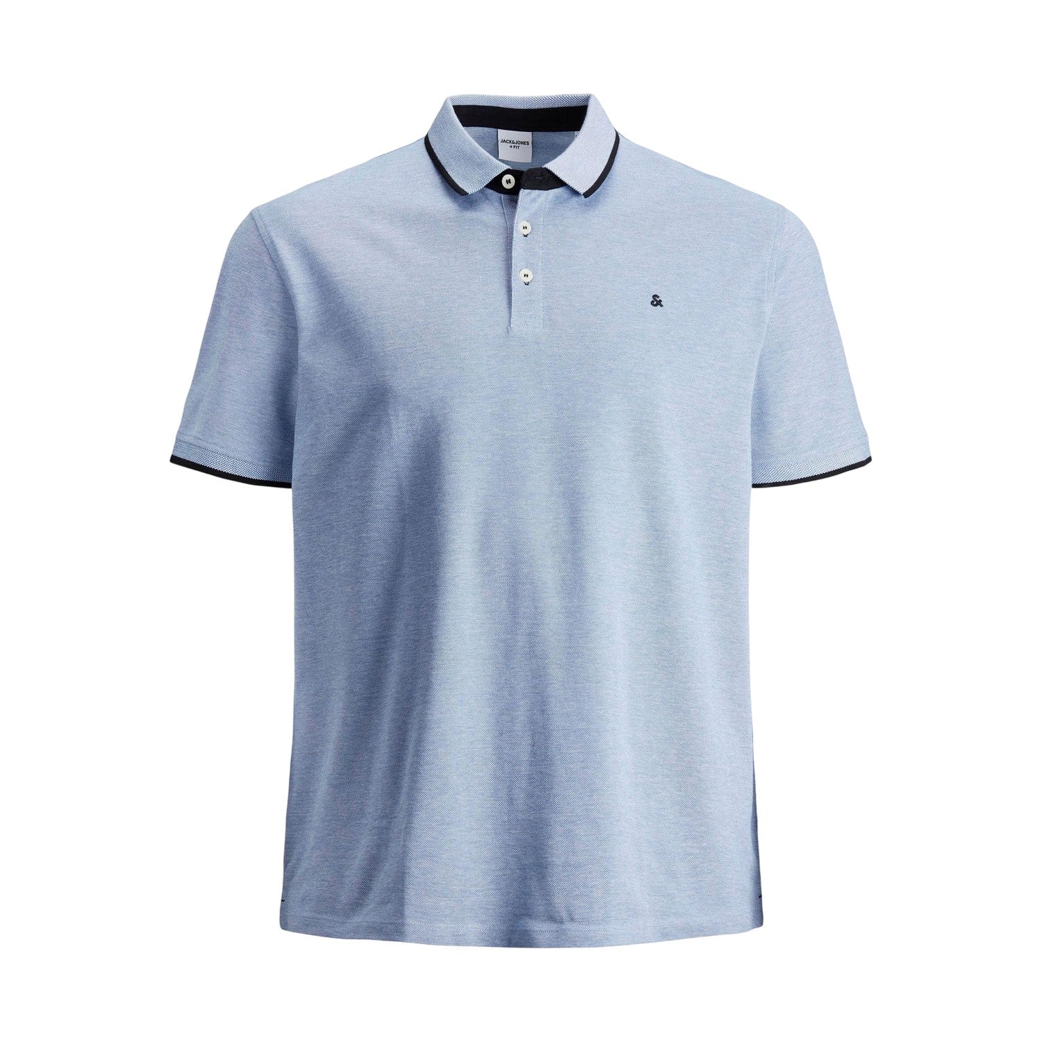 Bright Cobalt - Front - Jack And Jones Mens Paulos Pique Plus Polo Shirt