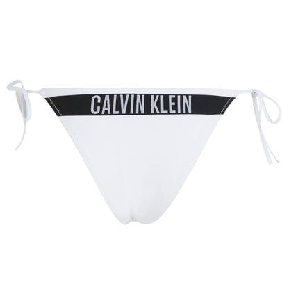 White - Back - Calvin Klein Womens-Ladies Intense Power Bikini Bottoms