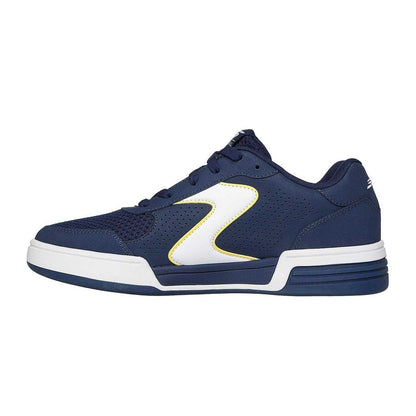 Navy - Back - Skechers Mens Padel Leather Court Trainers