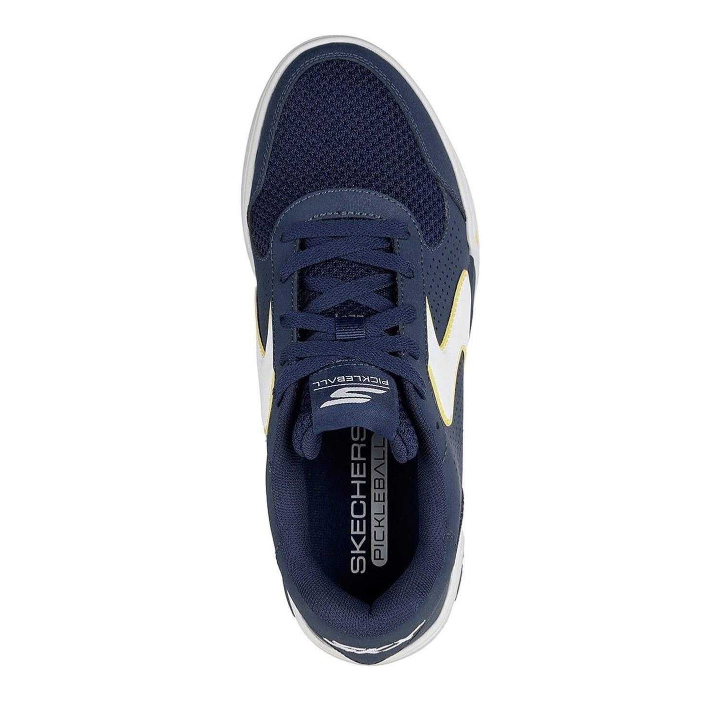 Navy - Lifestyle - Skechers Mens Padel Leather Court Trainers