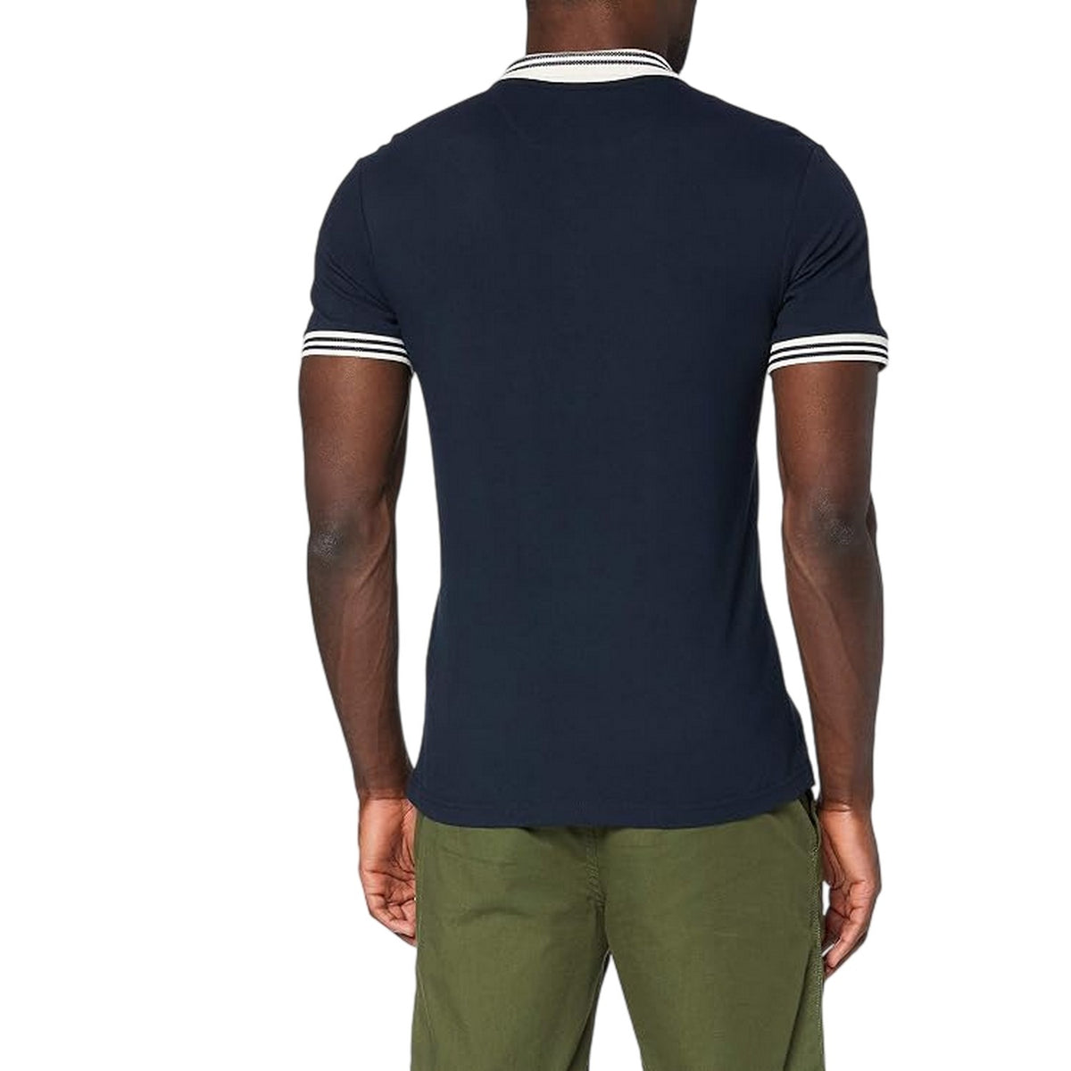 True Navy - Back - Farah Mens Regular Short-Sleeved Polo Shirt