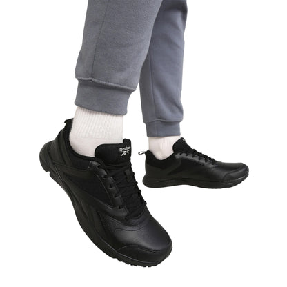 Black - Lifestyle - Reebok Childrens-Kids XT Sprinter Leather Low Trainers