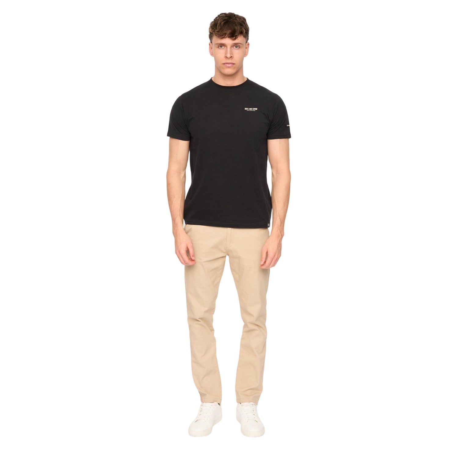 Stone - Side - Duck and Cover Mens Everett Chinos