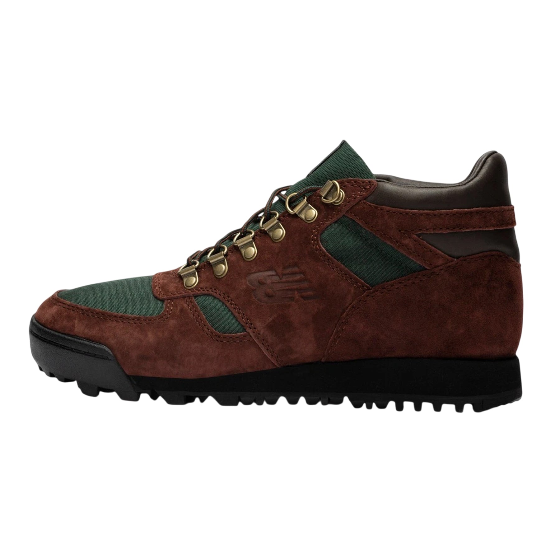 Brown - Back - New Balance Mens Lace Up Mid Boots