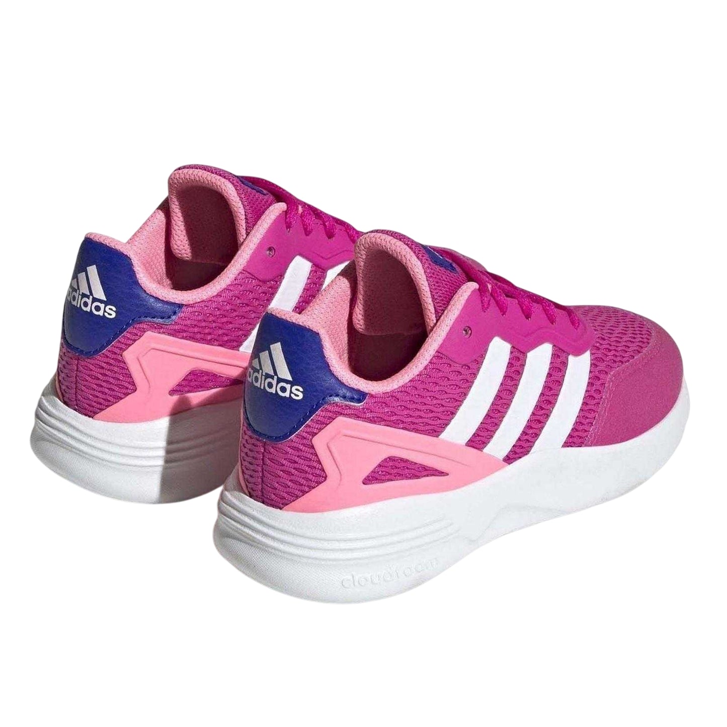 Pink - Back - Adidas Girls Nebzed Lifestyle Running Shoes