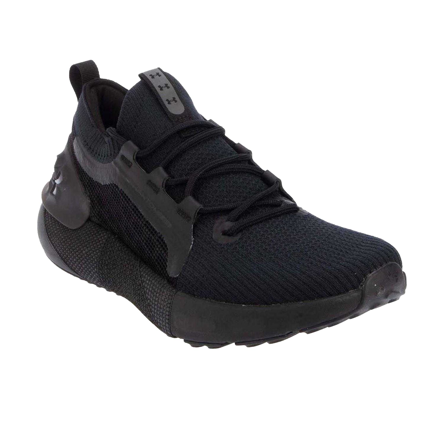 Black - Front - Under Armour Mens Hovr Phantom 3 SE Running Shoes