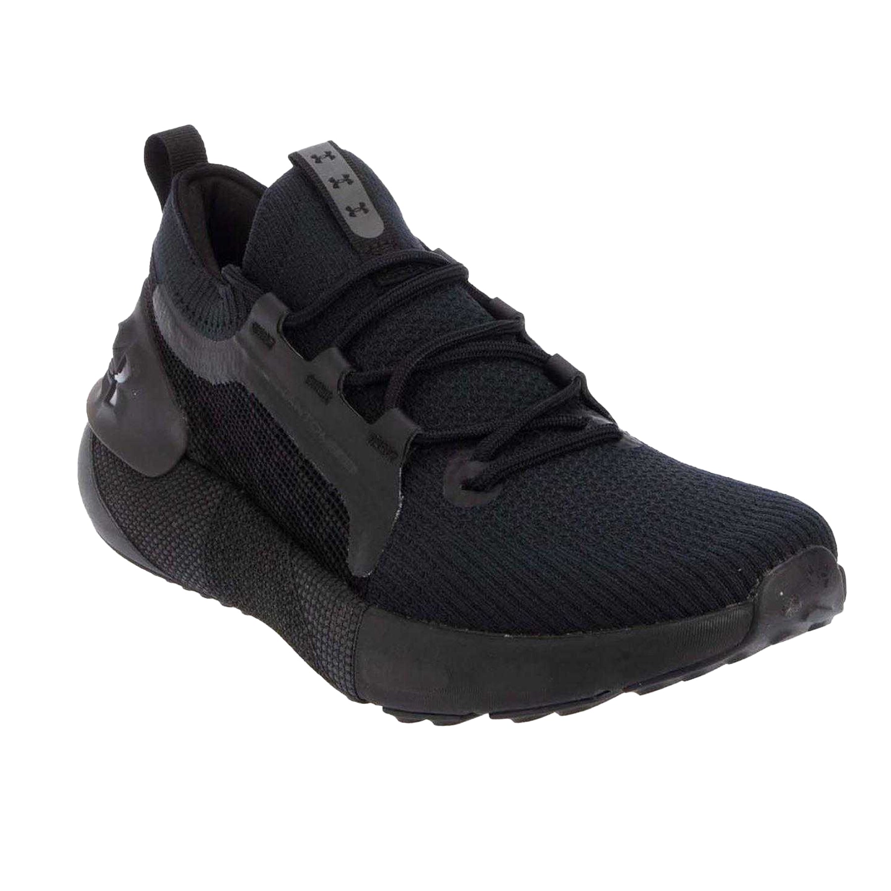 Black - Front - Under Armour Mens Hovr Phantom 3 SE Running Shoes