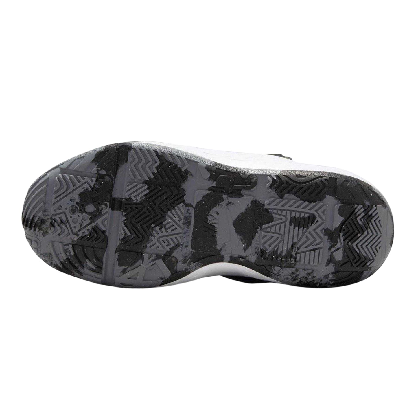 Black-White - Lifestyle - Nike Childrens-Kids Team Hustle D Basketball Trainers