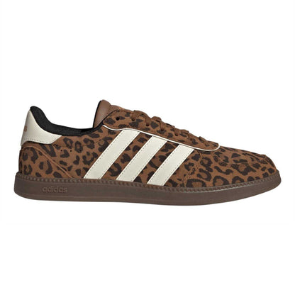 Brown-Black - Lifestyle - Adidas Womens-Ladies Leopard Print Leather Shoes