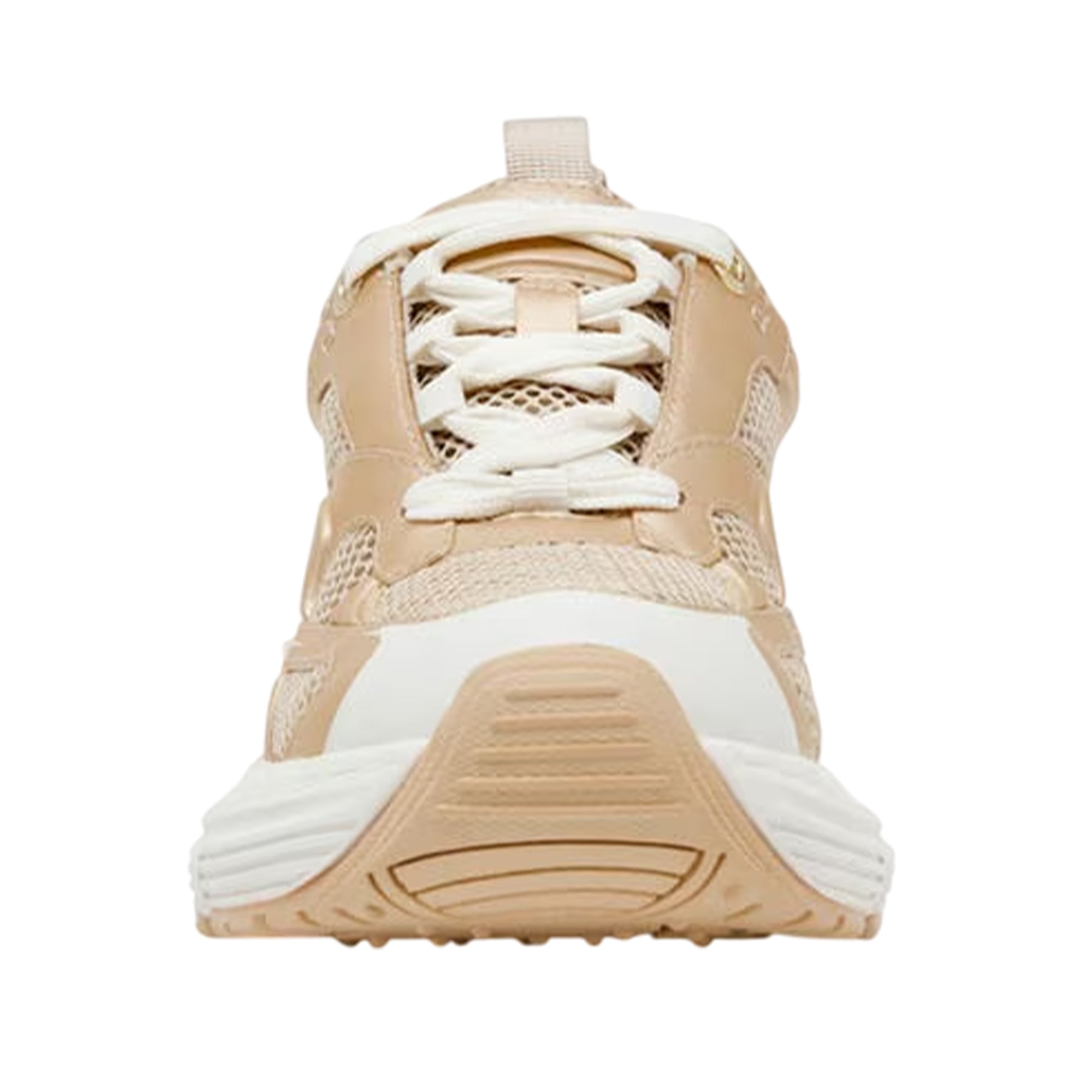Gold-White - Lifestyle - Steve Madden Womens-Ladies Power 1 Lace Up Walking Shoes