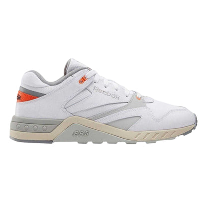 White-Grey - Side - Reebok Womens-Ladies 4000 Leather Trainers
