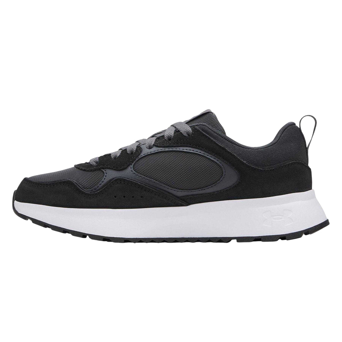 Black-Castle Grey-Anthracite Grey - Back - Under Armour Womens-Ladies Mirage Low Cut Trainers